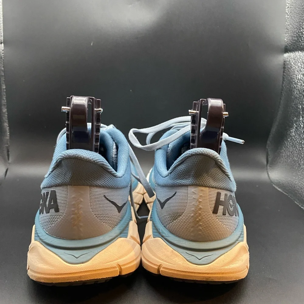 Hoka Blue and Tan Women's Sneakers - Picture 3 of 10